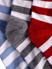 Super soft Organic Cotton Baby Unisex Kids socks, Stripes and Dot - Pack of 6