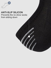 Odour free Organic Cotton & Bamboo Anti-Slip Silicon Footie Socks - Pack of 1