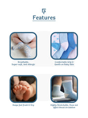 Baby Unisex Cotton Socks (Pack of 5)